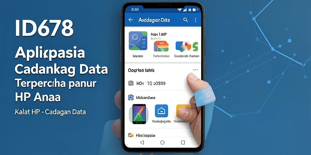 Tampilan utama <strong>ID678</strong> menunjukkan antarmuka yang sederhana dan mudah digunakan.