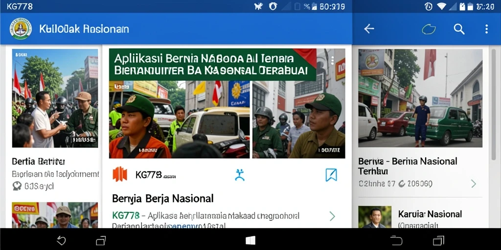 Tampilan antarmuka KG778 yang modern dan informatif.